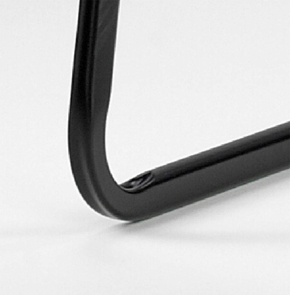 Iron Simple Floor-Standing Magazine Display Rack - Black