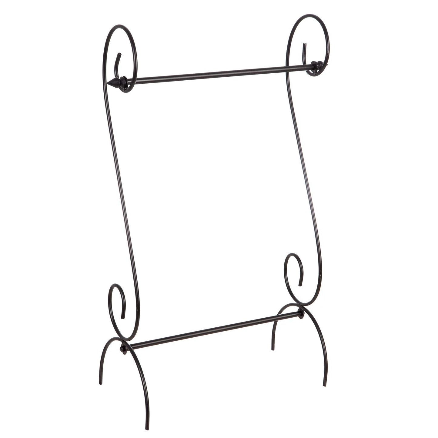 Evergreen Scroll American Garden Flag Stand | Premium Metal Iron Flag Holder Stand | Fits 12x18 Garden Flags for Outside | Weatherproof Outdoor