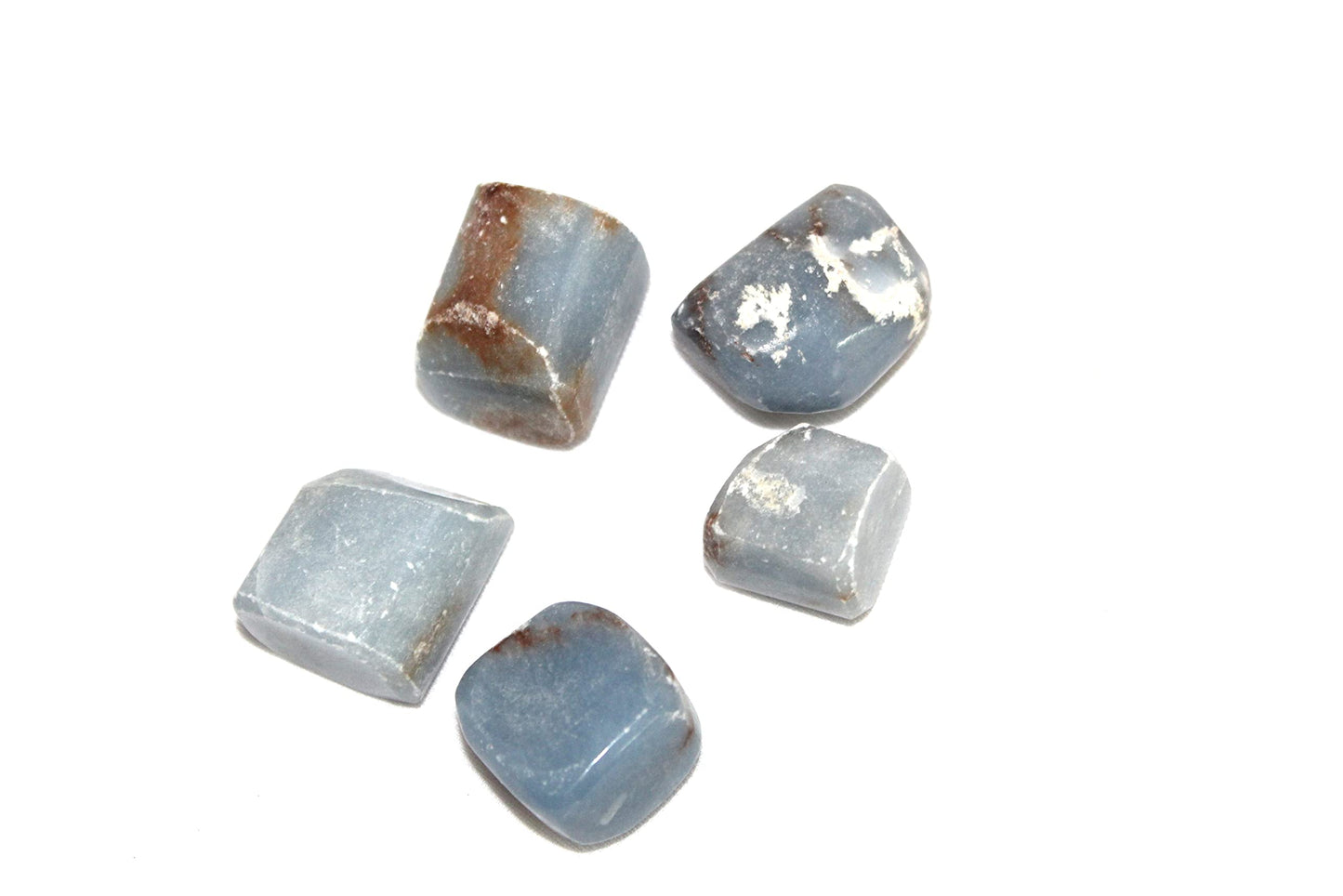 Jet Angelite Tumbled Stone 100grams – Natural Healing Crystal for Peace, Communication, Meditation & Chakra Balancing