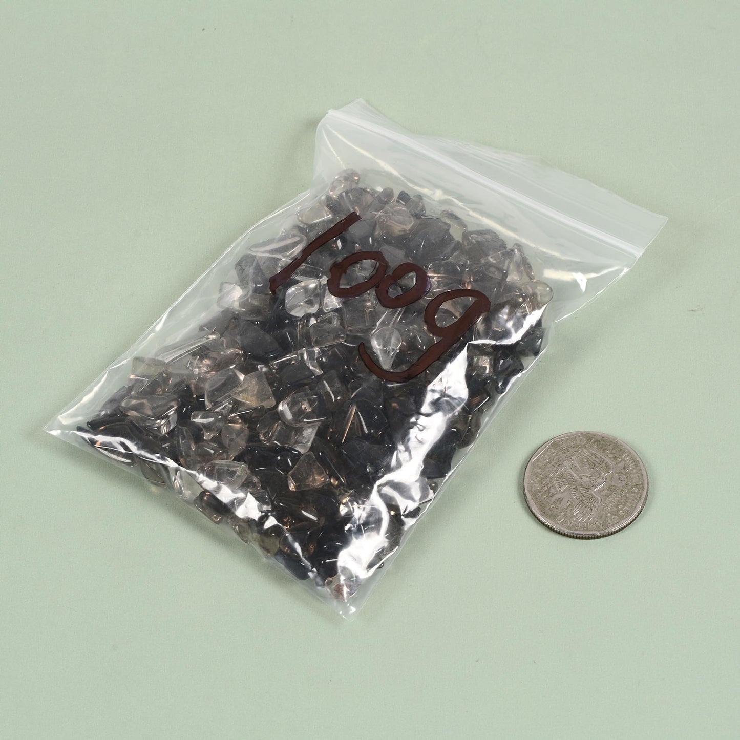 Natural Smoky Quartz Polished Chips Crushed Tumbled Stone Crystal Healing Embellishments 100 grams