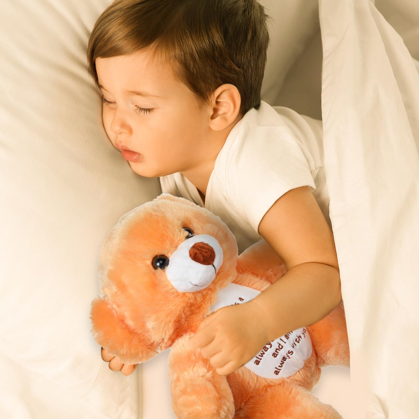 Liliful Sympathy Bears for Boys and Girls Loss of Mom, Memorial Stuffed Animal for Loss of Mom Boys and Girls Sympathy Gift for Grieving Bear Plush Toy for Condolences Memorial Loss of Loved