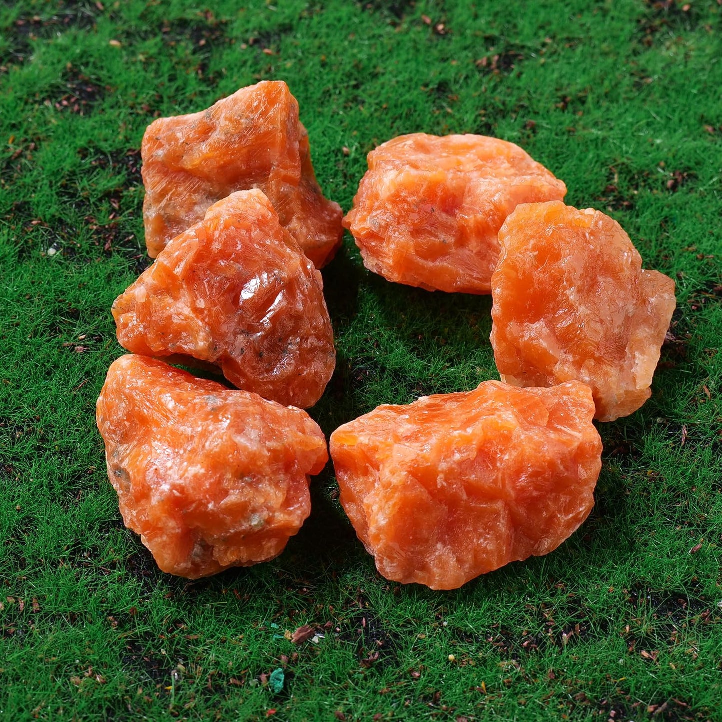 Apengshi Sunstone Raw Crystals Natural Crystal and Healing Stones Rough Rocks Reiki Chakra Fountain Home Garden Decor Yoga Meditation DIY Stone 1.2-2''