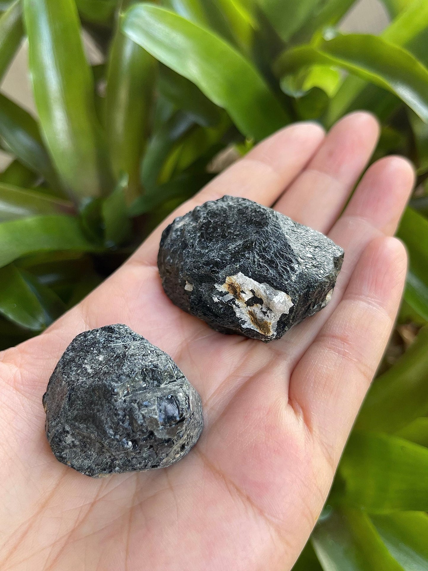GAF TREASURES Wholesale Raw Black Tourmaline Crystals, Natural Black Tourmaline Stone, Black Tourmaline Rough, Healing Crystals (Black Tourmaline, 0.5 Pound)