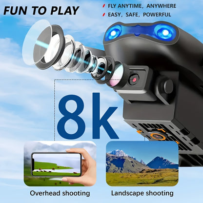 Beginner Friendly Drone, Remote-controlled Drone Model (including Battery): E88, E99, And S2, E99 Non Camera Version with Foldable Design. E88 And E99 Have Different Model Options, While S2 Is Equipped with An Upgraded Brushless Motor. Equipped with