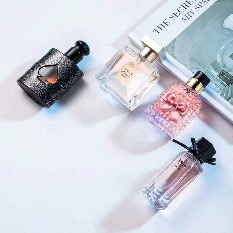 LocalJEAN MISS 4 Pcs Women's Perfume Spray Gift Box | 4 Mixed Scents Long-Lasting Fragrance | Perfect For Holiday Gifts/Dates/Parties