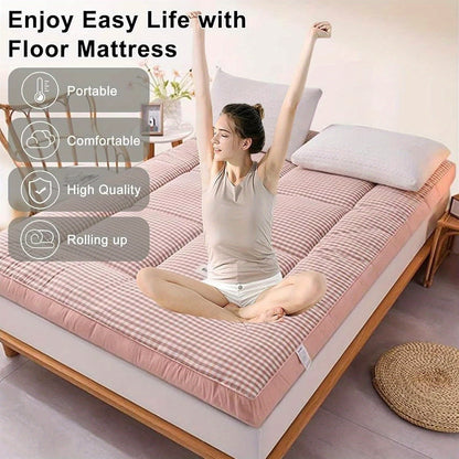 Comfortable Mattress Pad - Breathable Cooling Fiber Filling - Not Waterproof, Made of Woven Fabric - Suitable for Year-Round Use, Perfect for Bedrooms, Guest Rooms, Or Dorms - Thickness of 2.36-3.15inch