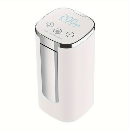 Water Dispenser Pump for 5 Gallon Bottle - Digital Display, Type-C USB Charging, Portable Electric Water Pump, Foldable Spout, Quantitative & Continuous Water Dispensing