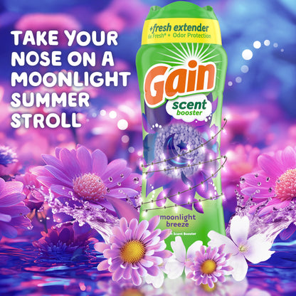 Gain Fireworks In-Wash Scent Booster Laundry Beads, Moonlight Breeze Scent, 24 oz