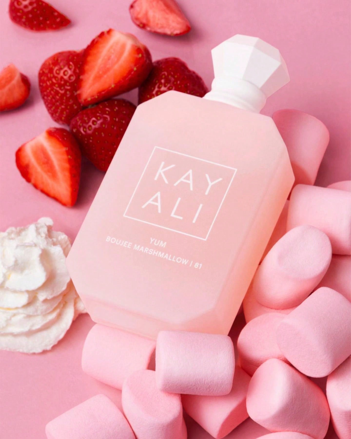 KAYALI Yum Boujee Marshmallow | 81 EDP Intense 100ml – Sweet Strawberry Marshmallow Vanilla Perfume For Women – Long-Lasting Gourmand Fragrance – Cozy Fall Scent For Parties, Halloween Nights, Romantic Evenings & Daily Wear