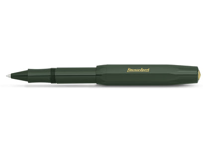 Kaweco CLASSIC SPORT Rollerball Green I Gel/Ballpoint Pen Including 0.7 mm Refill I in Classic Design with Ceramic Ball 13.5 cm