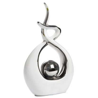 Norrclp Home Decor Modern Abstract Art Ceramic Statue Table Decorations for Dining Room Living Room Office Centerpiece