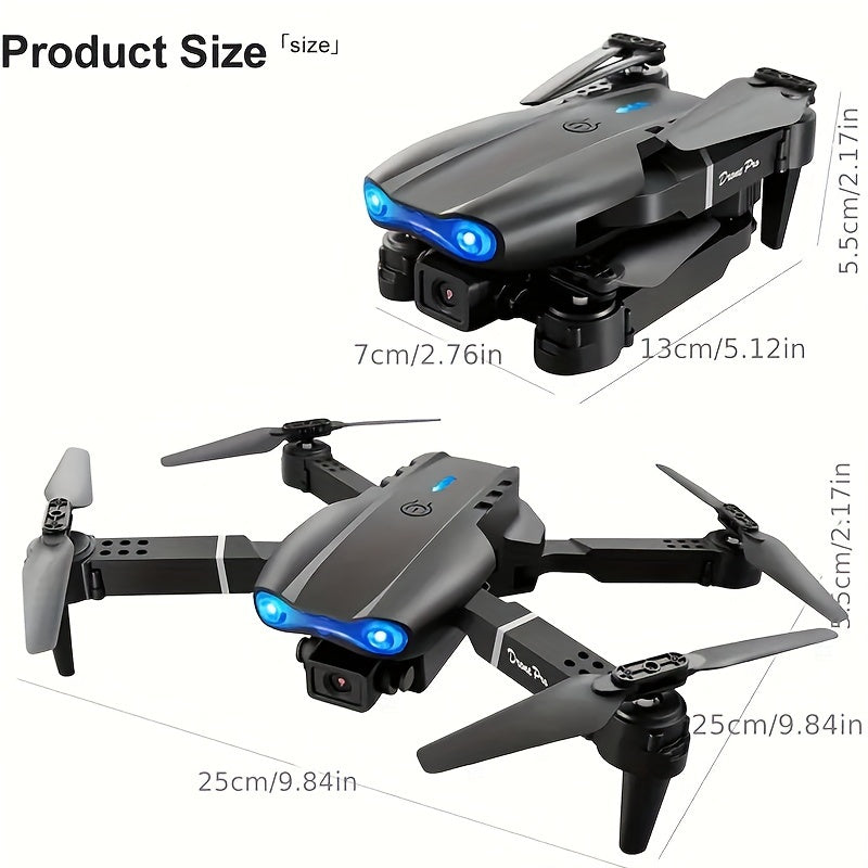 Beginner Friendly Drone, Remote-controlled Drone Model (including Battery): E88, E99, And S2, E99 Non Camera Version with Foldable Design. E88 And E99 Have Different Model Options, While S2 Is Equipped with An Upgraded Brushless Motor. Equipped with