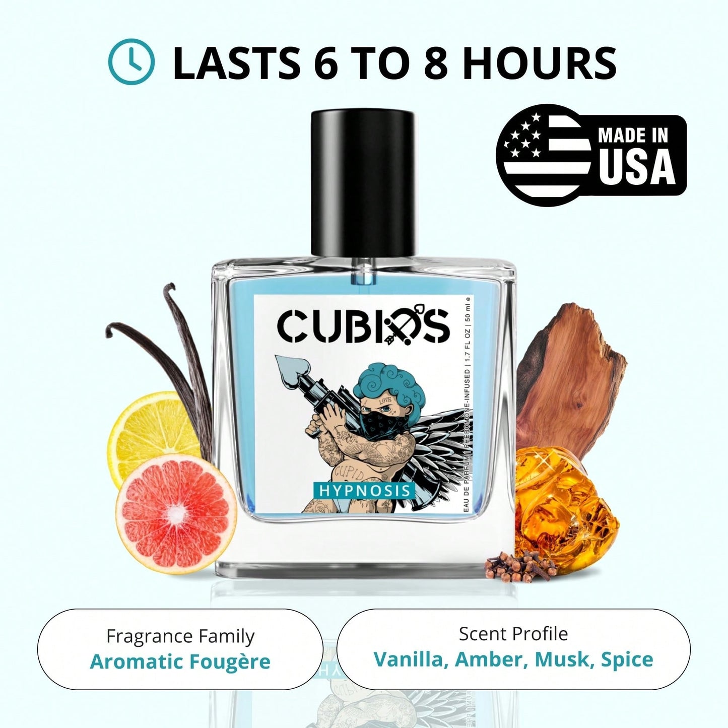 LocalCupid Perfume - Unisex Fragrance - Gentleman's Classic Long Lasting Fresh Charm Cologne 1.7 Fl Oz (1.69 Oz) - Ideal Gift For Christmas