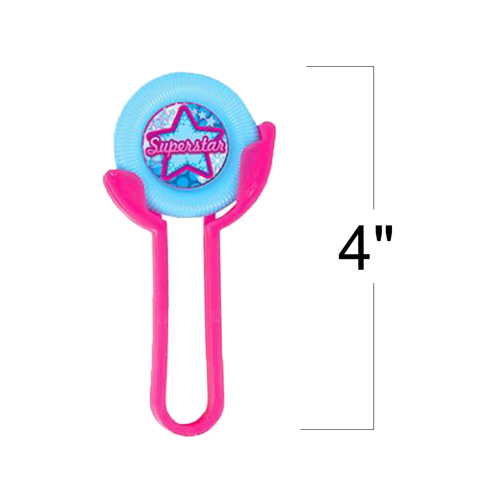 ArtCreativity Mini Disk Shooters, Set of 48, Flying Disc Toys for Kids in Assorted Designs, Cool Outdoor Toys for Boys and Girls, Goodie Bag Stuffers and Party Favors for Any Party Theme