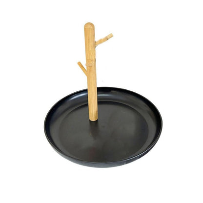 Key Tray for Entryway Table, Detachable Storage Tray, Miscellaneous Organizer Wooden Jewelry Display Plate Desktop, Perfect for Ring Holder, Jewelry Dish