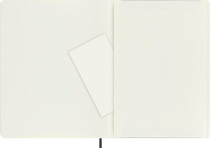 Moleskine Classic Notebook, Soft Cover, XL (7.5" x 9.5") Plain/Blank, Black, 192 Pages
