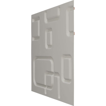 Ekena Millwork 11 7/8"W x 11 7/8"H Oslo EnduraWall Decorative 3D Wall Panel, Champagne Pink (Covers 0.98 Sq. Ft.