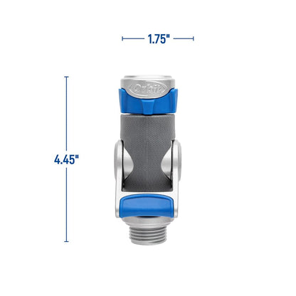 Orbit Heavy-Duty Shut-Off Hose Connector – Zinc Core, Easy-Grip Lever, High-Flow Control 28296