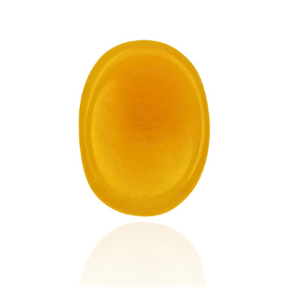 GEMSCITE Yellow Aventurine Thumb Worry Stones Metaphysical Gemstone Crystal Healing Reiki Men Women Gift FENG Shui Positive Energy Love Wellness Palm Stones Wicca Powerful