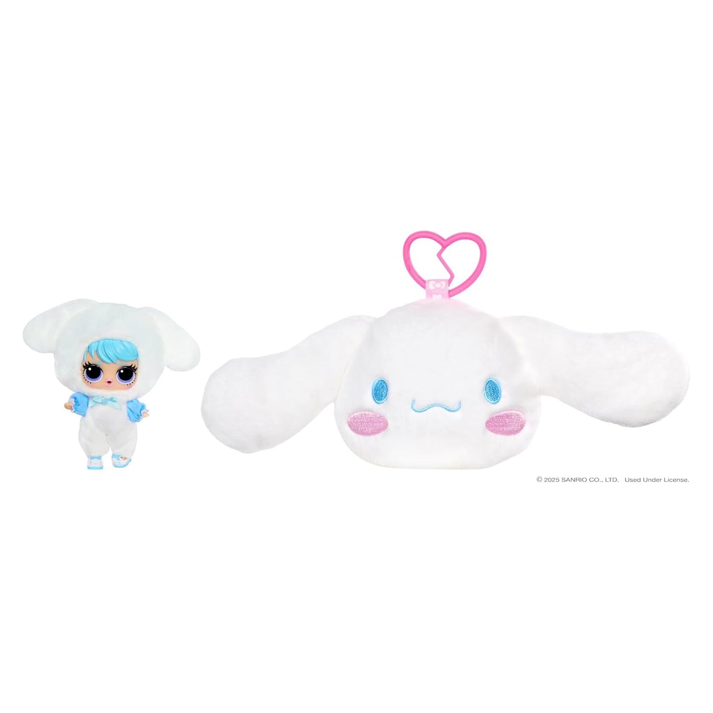 LOL Surprise Loves Hello Kitty and Friends Reversible Plush - Blind Plush with Matching Tot, Sanrio Characters, On-The-Go Play, 5 Surprises, 6 Adorable Styles!
