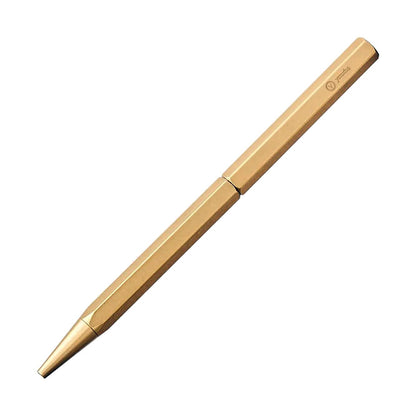 ワイスタジオ YSTUDIO Rotating ballpoint pen, classic ballpoint pen, made of brass, stunning luxury pen, the best ballpoint pen for professional administrative offices, exquisite designer pen (brass)