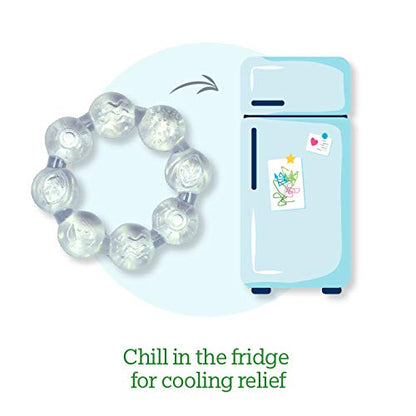 Green Sprouts Cool Ring Teether (2 Pack) Clear - 6mo+