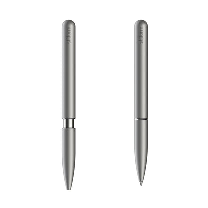 stilform 200035 Ballpoint Pen - Patented Sliding Cap with Magnetic Mechanism - Titanium DLC