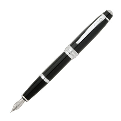 Cross Bailey Black Lacquer Medium With Stainless Steel Nib Self Serve S Fountain Pen