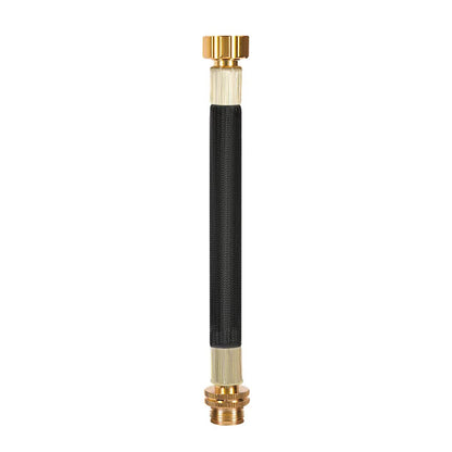 persevere 0.8ft Garden Hose Extension Flexible Water Hose Adapter Short Connector Hose with Integrated Spiral Tube for Hose Reel/RV/Dehumidifier