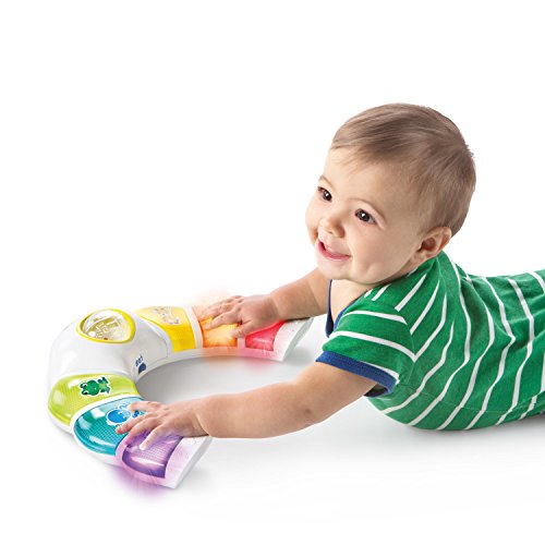 Baby Einstein Glow & Discover Light Bar Musical Toy, Activity Station, Sitting Up and Tummy Time Toy, Color and Animal Learning Toy, Infant Ages 3 Months+