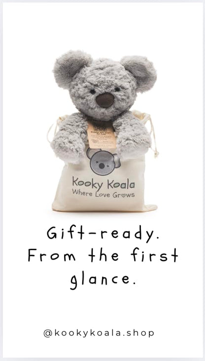 kooky koala™ Koala Plush Teddy Bear – Ultra-Soft 9” Luxury Stuffed Animal with Tree Planted & Personalized Digital Certificate – Meaningful Keepsake Gift for Kids 3+