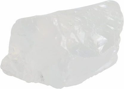 Nvzi Clear Quartz Crystal Bulk, Raw White Quartz Crystal Stones for Wicca, Reiki, and Energy Healing Crystals, Witchcraft Supplies, Rocks for Tumbling, Calcite Crystal, Hypnotic Gems(1 Lb)