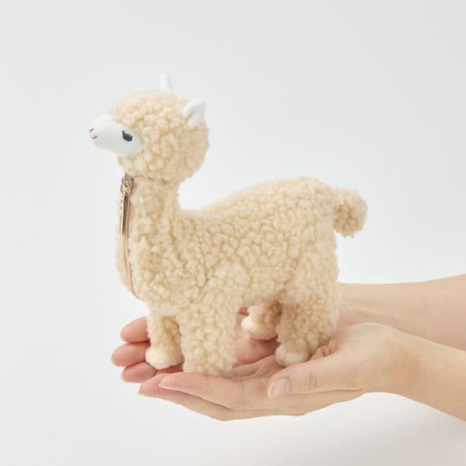 Furvana Alpaca Stuffed Animal, Llama Plush Toy, Cute Alpaca Plushie, Sleeping Pet Buddy, Llama Stuffed Animal Birthday Gifts for Girls, Kids Christmas Small Plush Toy