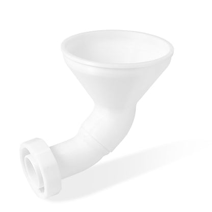 RV Water Inlet Funnel, 3.54-in Wide Mouth Gravity Fresh Water Tank Fill Funnel for Water Inlet Hatch, Travel Trailer Essentials Accessories Supplies, Screw-On Hands-Free Design