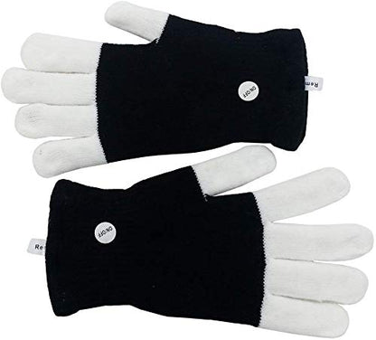 Luwint Kids LED Gloves Finger Light up Gloves - Flashing Autistic Cool Toys for Boys Girls, Children 3-7 Years