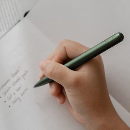 stilform - Ballpoint Pen - Precision Milled Aluminum with Magnetic Closure Mechanism and Superior Schmidt Refill - Award Winning Design (Aurora Green)