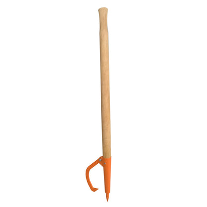 OAOLOWF 58" Log Peavy - Cant Hook - Peavey Point - 58" Heavy Logging Tool Log Roller Tool Hard Wood Handle - Retractable 16 Inch Opening Felling Log Roller Tool