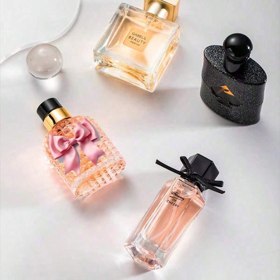 LocalJEAN MISS 4 Pcs Women's Perfume Spray Gift Box | 4 Mixed Scents Long-Lasting Fragrance | Perfect For Holiday Gifts/Dates/Parties