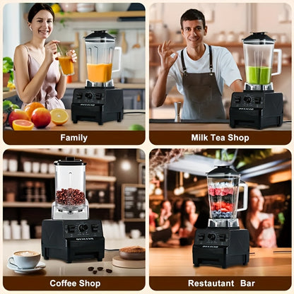 Delicio Countertop Blender, Mixer, Powelful Motor, With 2 Speeds And Pulse, Meets The Nutritional Needs Of The Whole Family, Easily Makes Smoothies, Milkshakes, Juices And Unlocks N Kinds Of Delicious Flavors, Blender For Kitchen, Licuadora