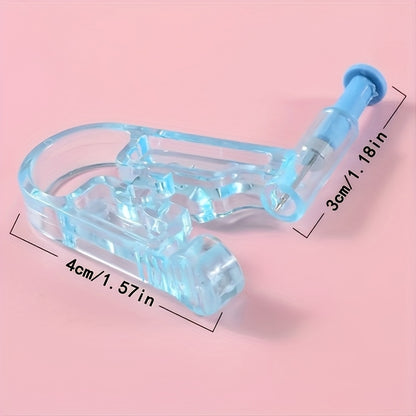 [10pcs Ear Piercing Kit] 1/2/4/5/10pcs Easy-to-Use Ear Piercing Kit | Safe and Painless Gun Set with Auxiliary Tool | Fragrance-Free Personal Care Accessories for Beginners