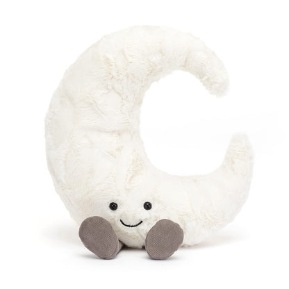 Jellycat Amuseables Moon Stuffed Toy, Medium 10.5" - Moon Plush - Fun Gift Idea