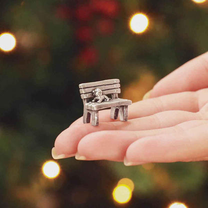 LISA LEONARD DESIGNS Pewter Carolers Christmas Village Collection Christmas Miniature, Festive Village Set Decorations Christian Gift Nativity Scene Add-On for Home