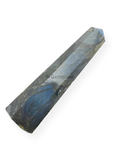 WholesaleGemShop 3 Inch (70 mm) Labradorite Gemstones Obelisk Tower Jumbo Facet Aura Rock Crystal Natural Polished Earth Wand Spirit