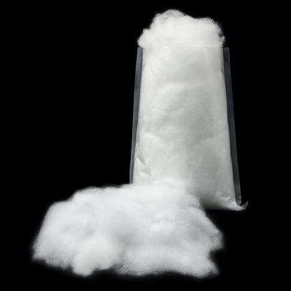 Pextian Christmas Fake Snow Decor, Artificial Snow Fluff Decoration, Cotton Snow for Winter Village, Flame Resistant Indoor Snow Blanket for Nativity, Christmas Decoration(5.6 OZ)
