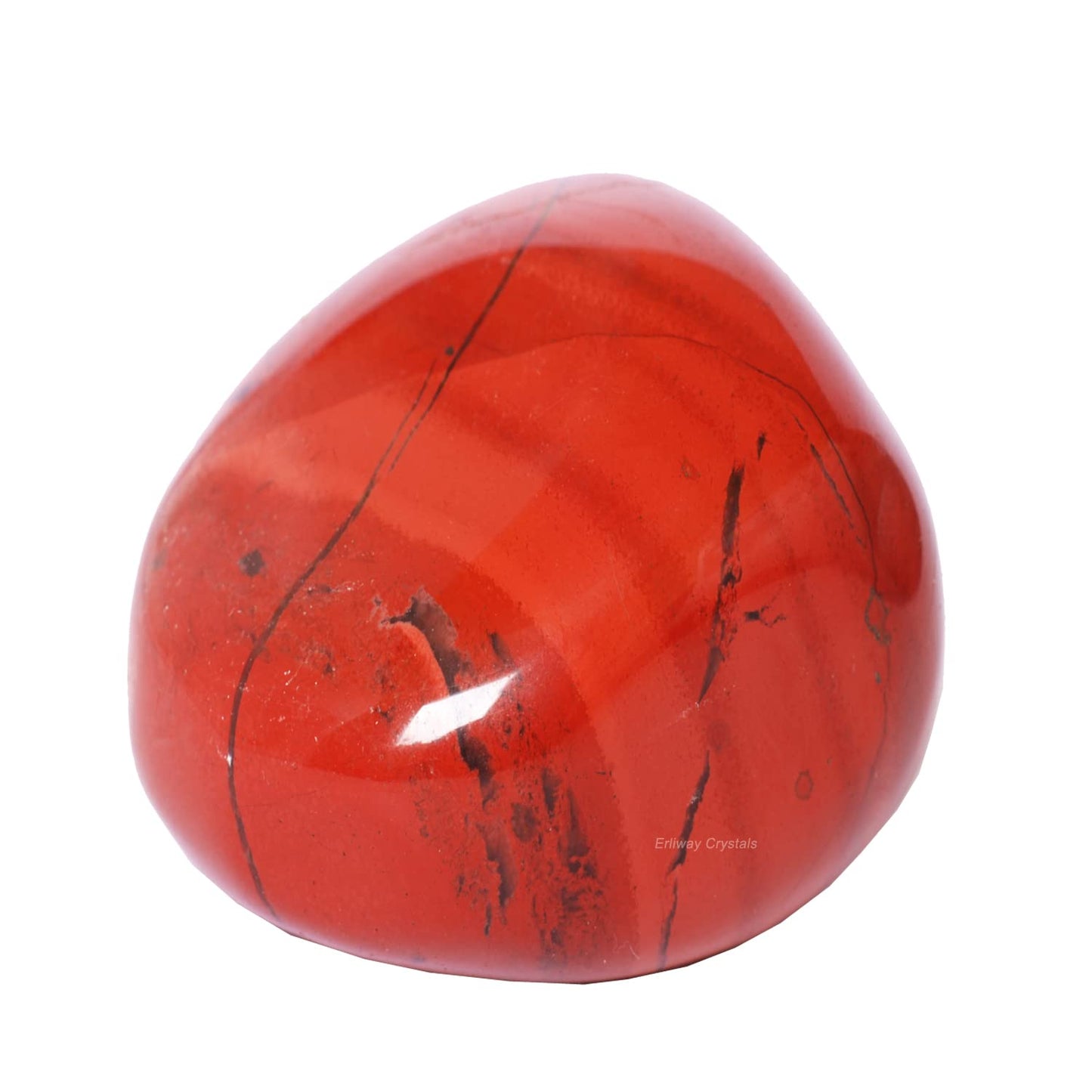 Red Jasper Healing Crystal Stones, 1.25-2.0" Large Reiki Healing Gemstones Natural Tumbled Polished Stones for Energy Witchcraft Therapy Meditation