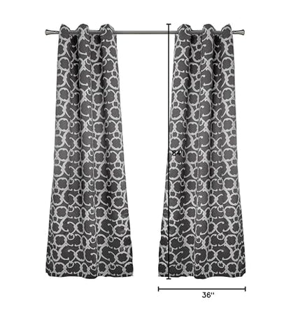 Harris Geometric Window Curtain Set