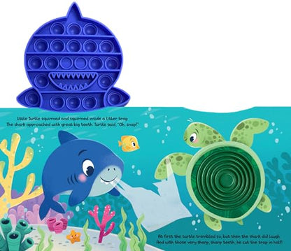 Fidgimals Little Shark Animal Baby Book | Educational Children's Books, Sensory Board Book with Pop It Fidget Toys, Perfect Sensory Toys for Toddlers ... Books with Sensory Fidget Popper Animals)