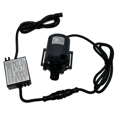 SHYSKY DC55E-12120S 12VDC Small Power efficient Brushless Water Pump 54W 12m 39ft 528GPH Flow Low Noise For Water Circulation Pressurization Cooling sys