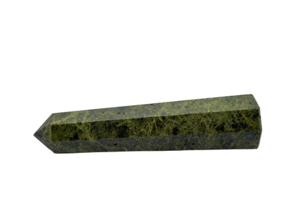 Green Tourmaline 3 Inch Gemstones Obelisk Tower Jumbo Facet Aura Rock Crystal Natural Polished Earth Wand Spirit