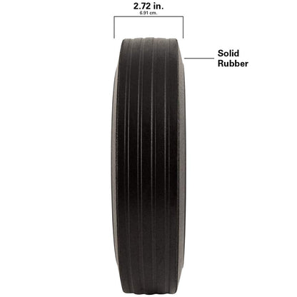 Flat Proof Replacement Wheel - 10-Inch - 300 lb. Load Capacity - For use on Wagons, Carts, & Many Other Products